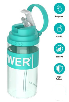 Cantimplora POWER TURQUESA 620ML