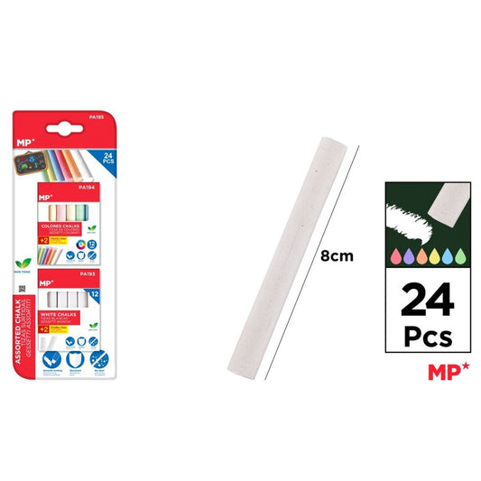 Tizas surtidas blister 24 uds