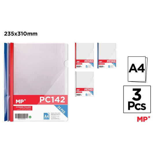 Carpeta dossier varilla larga a4