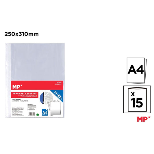 Fundas removibles 15u cristal