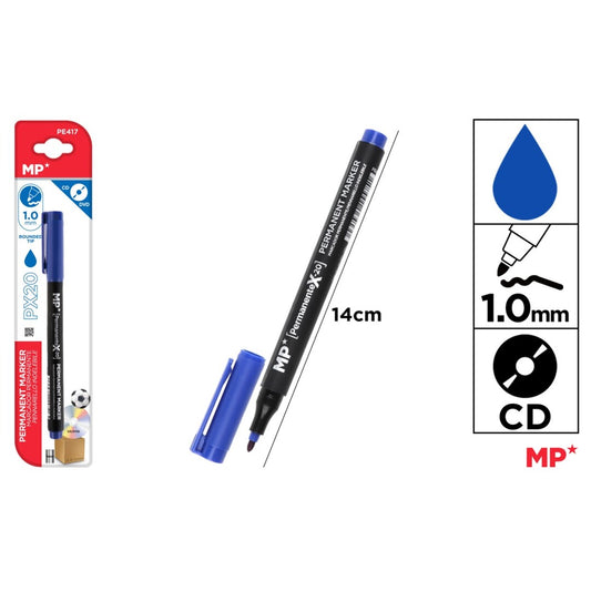 Marcador cd punta media azul