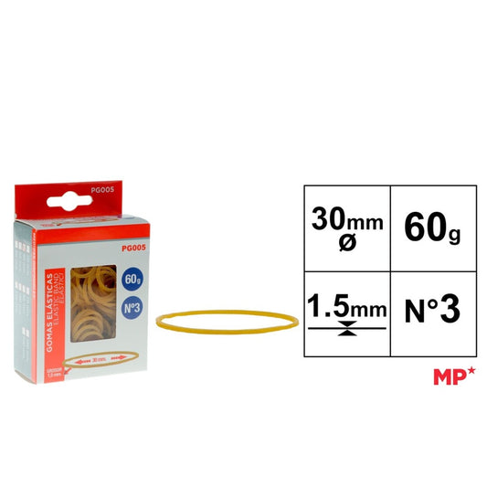 Gomas elasticas 60g 30x1.5mm