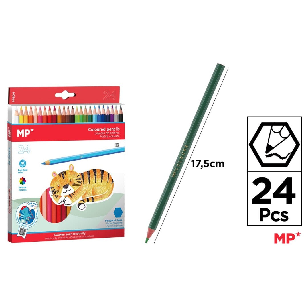 Lapiz de color 24u