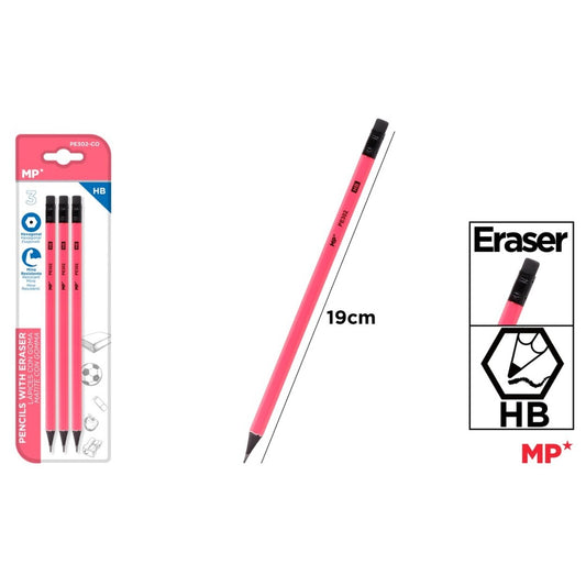 Colors blister de 3 lapiceros hb