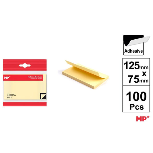 Notas adhesivas 125x75mm 100h