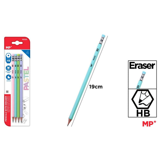 Lapices alta calidad con goma