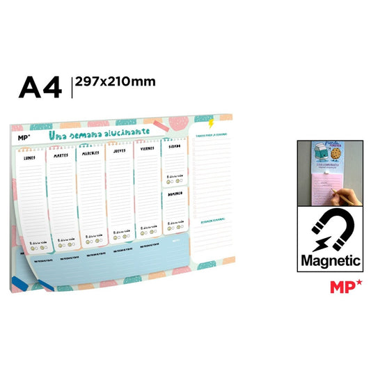 Planificador semanal planner a4