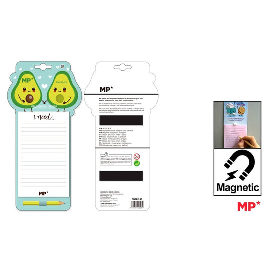 Block de notas iman con lapiz