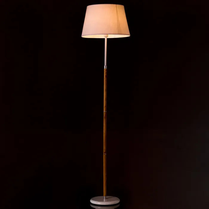 Lámpara metal blanco 40 x 40 x 161,50 cm