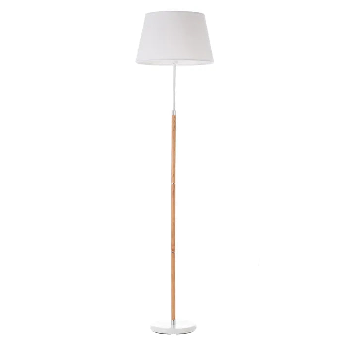 Lámpara metal blanco 40 x 40 x 161,50 cm
