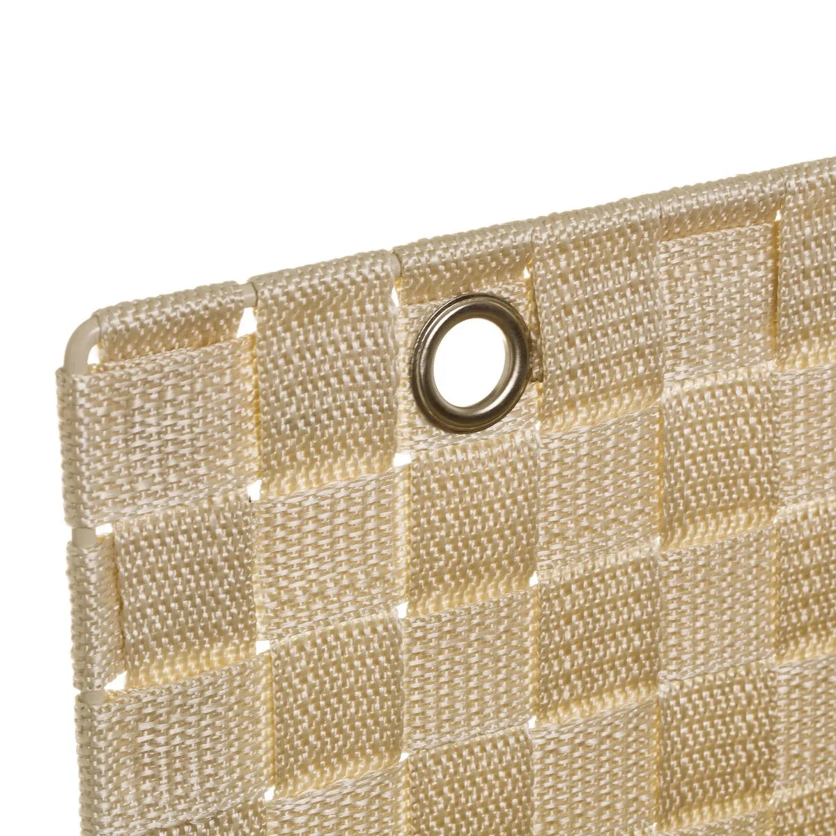 Organizador colgante 2 cestas pp beige 25 x 15 x 48 cm