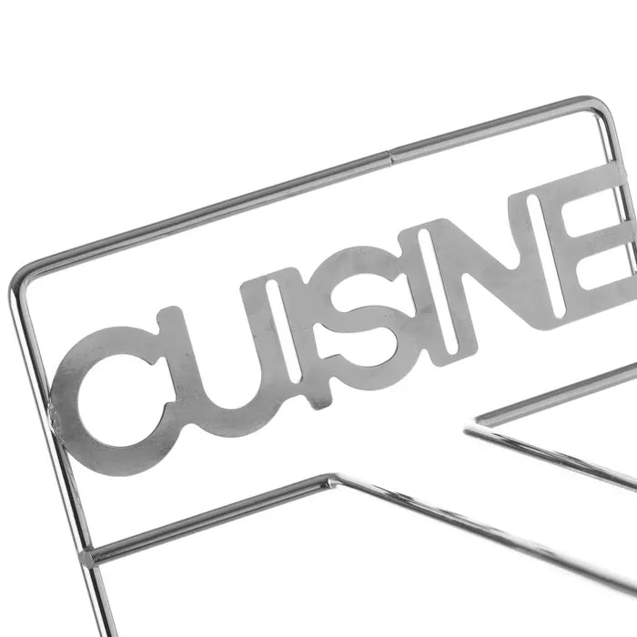 Portarrollos cuisine metal cromado 15,50 x 14 x 31,50 cm