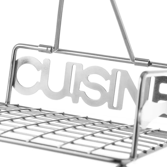 Servilletero cuisine metal cromado 18 x 18 x 7 cm