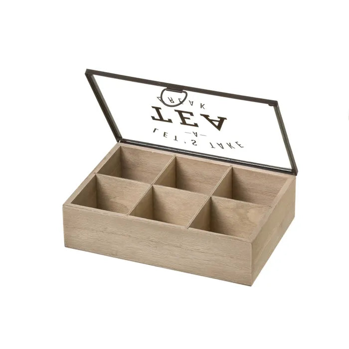 Caja mdf-cristal 24 x 16,50 x 7 cm