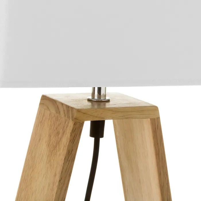 Lámpara madera natural 26 x 12,50 x 41 CM