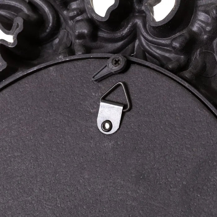 Espejo pared plástico plata antigua 26,50 x 40 cm