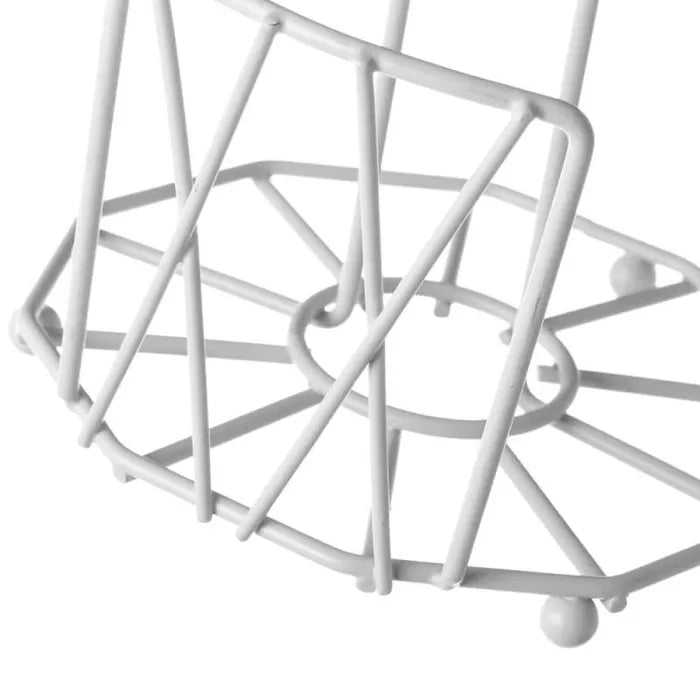 Portarrollos metal blanco 14,50 x 14,50 x 30 cm