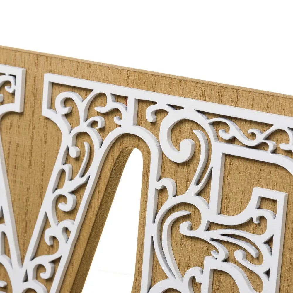 Figura 2/m mdf blanco-natural 42 x 4 x 13,50 cm