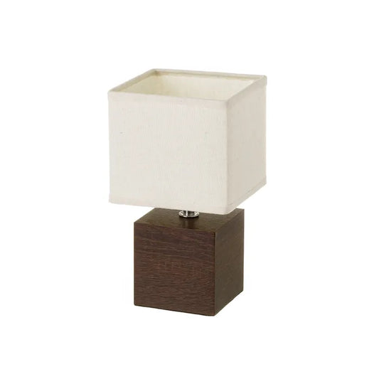 Lámpara madera marrón 14 x 14 x 26,50 cm