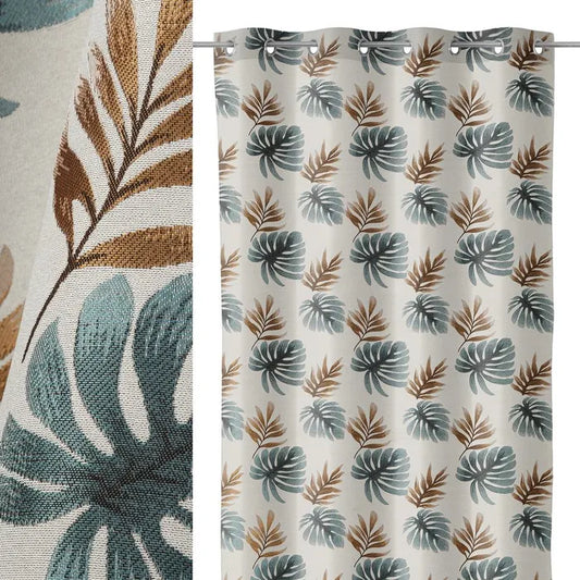 Cortina jacquard specific poliester 135 x 260 cm.