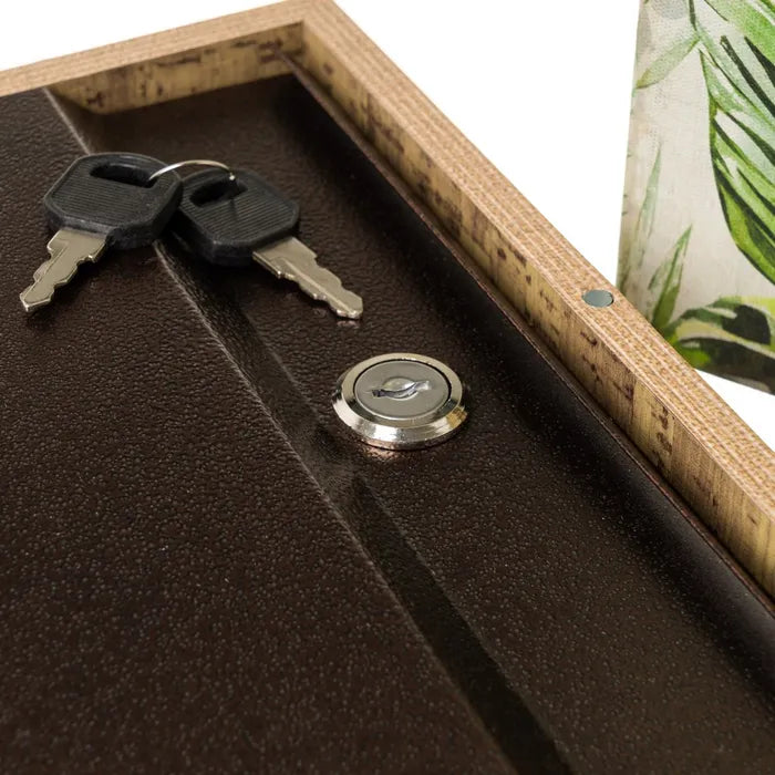 Libro 2/m jungle lienzo-mdf-metal 16 x 5 x 24 cm