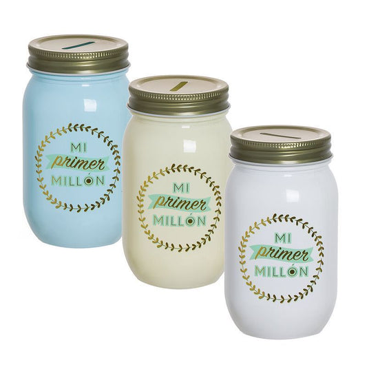 Hucha de cristal millon 3c