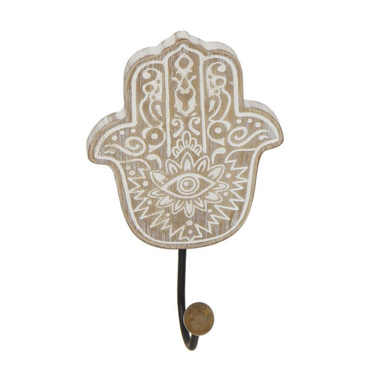 Perchero pared individual forma mano de fatima