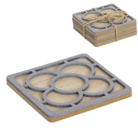 Juego de 4 posavasos panot