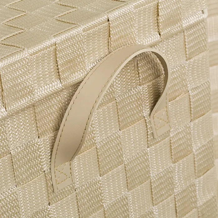 S/3 cesto ropa pp beige 46 x 35 x 52 cm