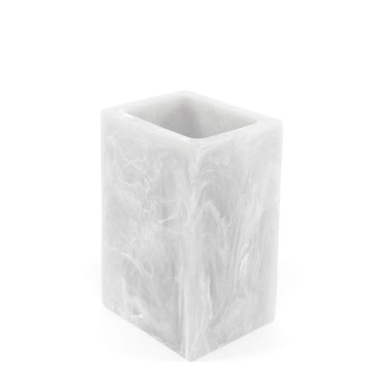 Vaso marmol translucido blanco