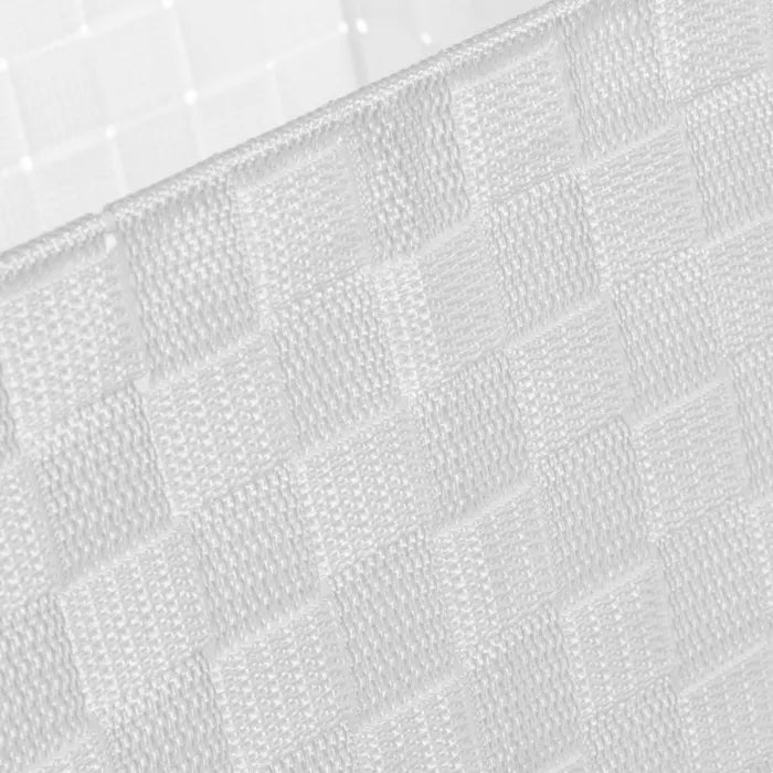 S/3 cesta con asas pp blanco 40 x 30 x 22 cm