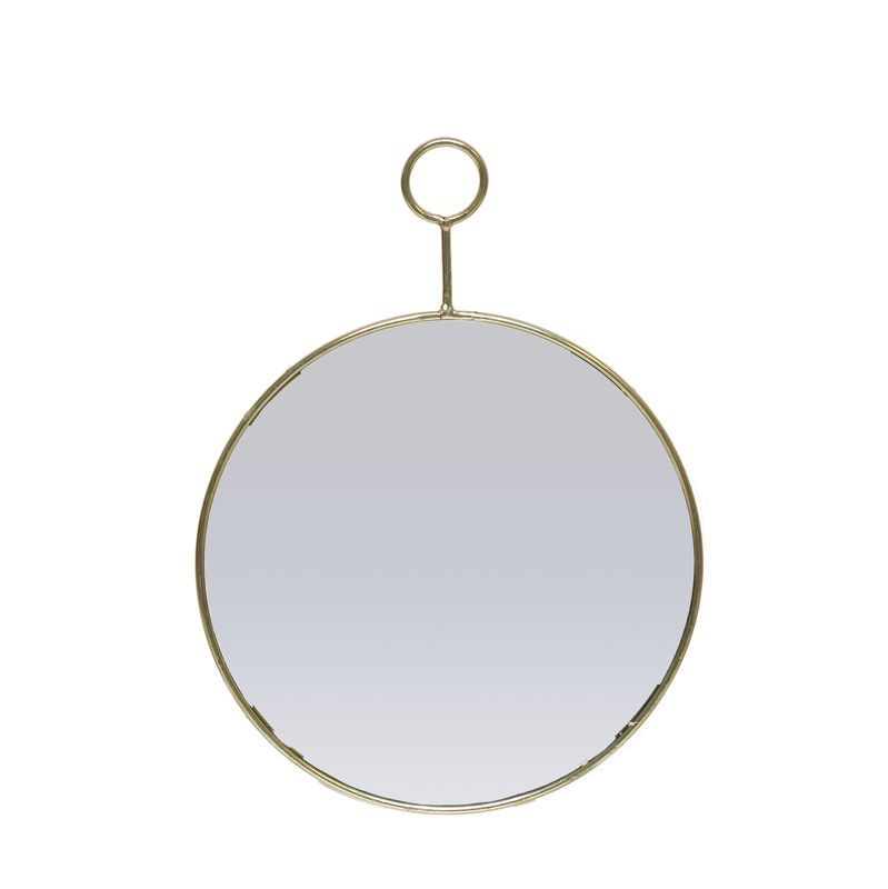 Espejo pared 25cm oro