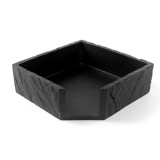 Servilletero pizarra negro