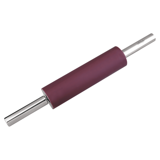 Rodillo amasar inoxidable / silicona