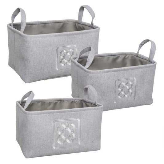 Juego de 3 cestas rect. Panot