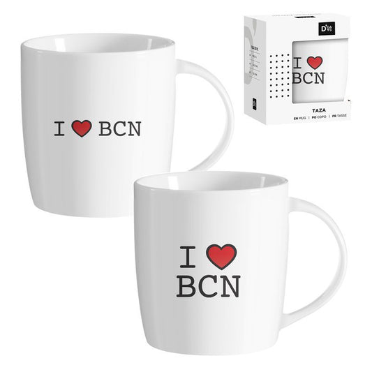 Mug 350ml i love bcn 2m
