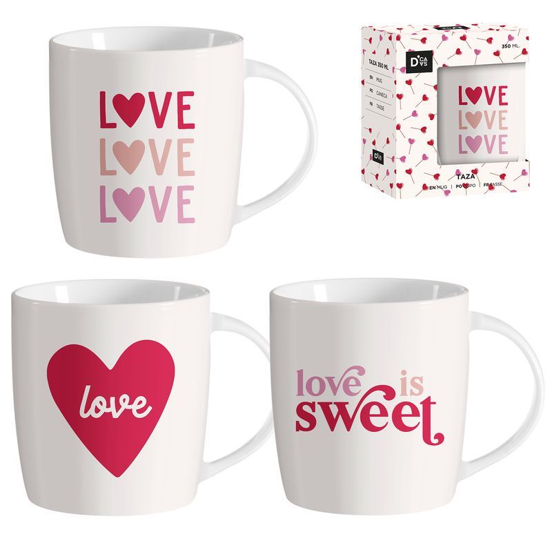 Mug 350ml amor 3m