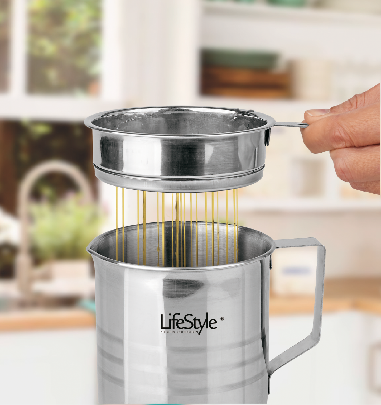 Aceitera Grasera Inox malla fina 785ml