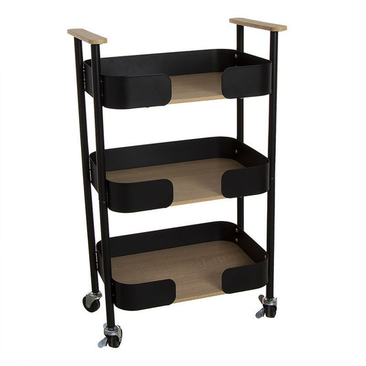 Camarera nordic metal negro