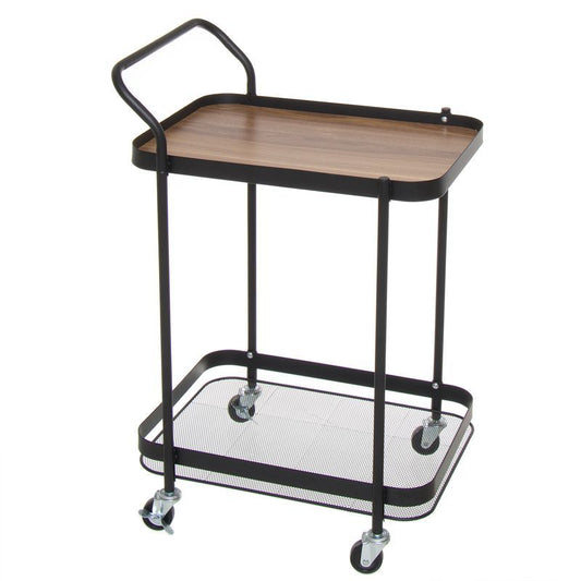 Camarera metal nordic negro