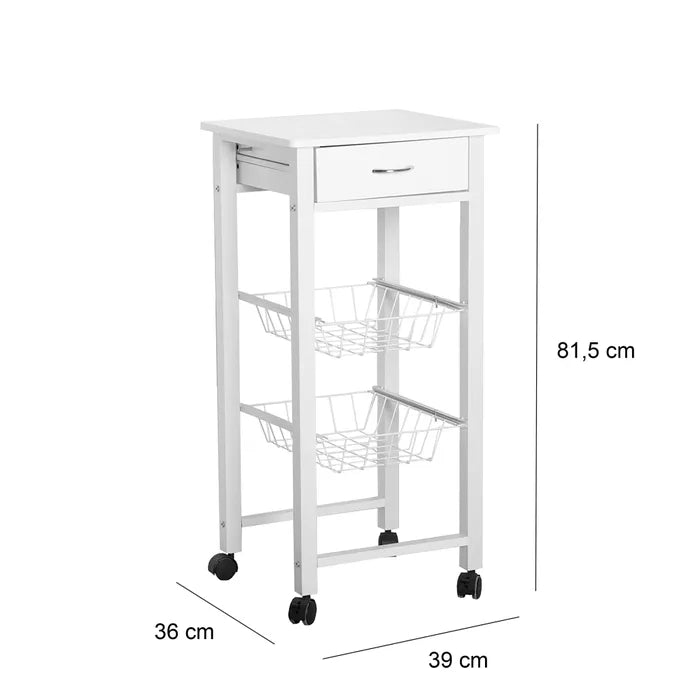 Carro cocina metal 39 x 36 x 81,50 cm