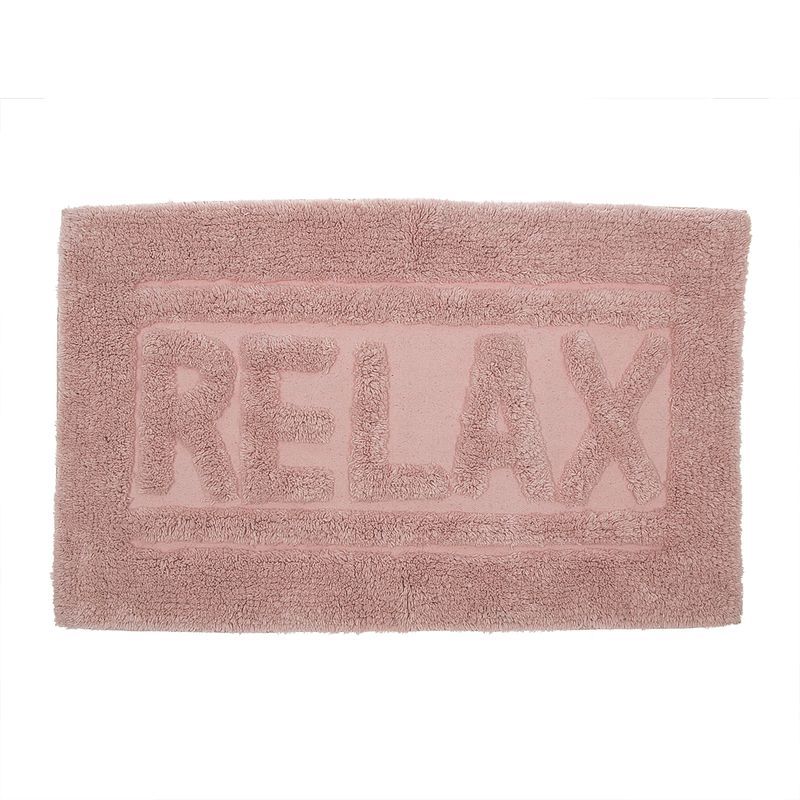 Alfombra baño 45x75 rosa