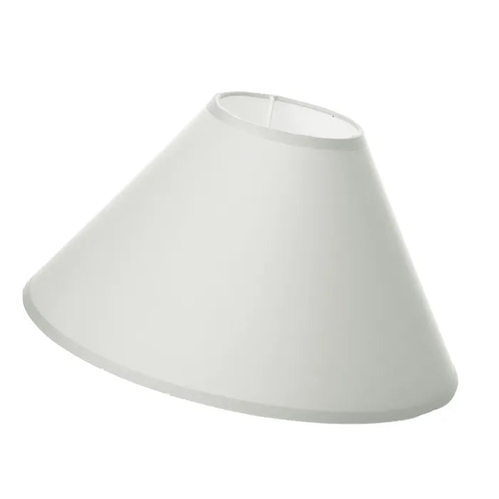 Pantalla lámpara poliéster-pp gris 30 x 10 x 18,50 cm