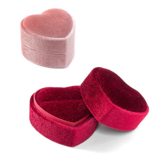 Caja para anillo forma corazon 2c