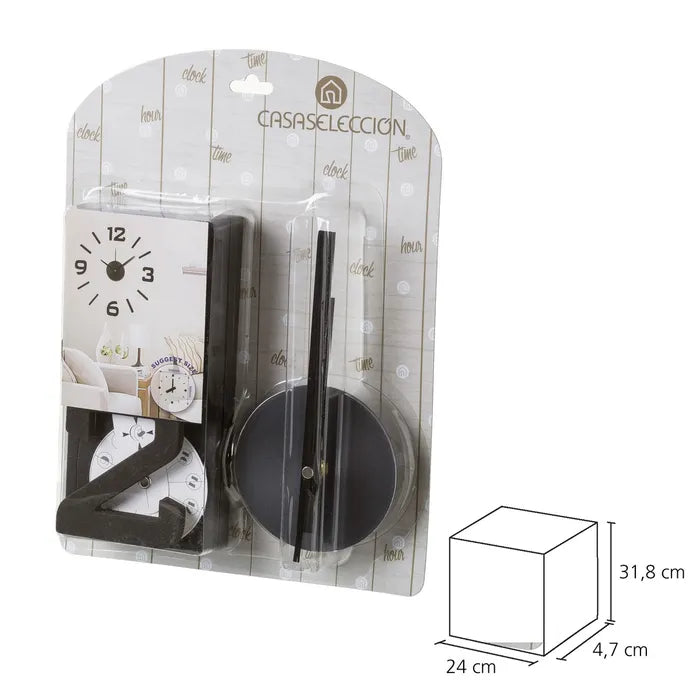 Reloj wall sticker eva-pp blanco