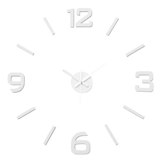 Reloj wall sticker eva-pp blanco