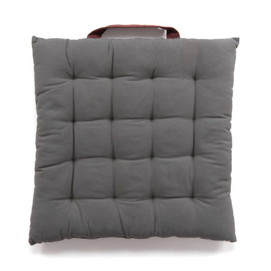 Cojin suelo 40x40 con asa antracita