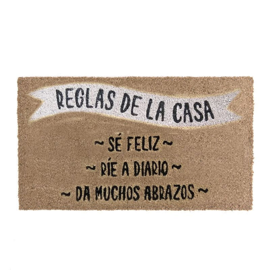 Felpudo 40x70 antides. Reglas de la casa