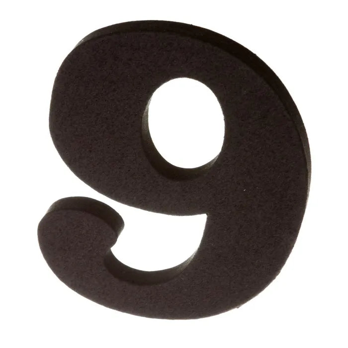 Reloj wall sticker eva-pp negro
