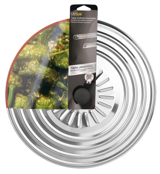 Tapa multiuso inox Ø 34 cm